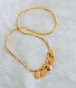 Gold tone Lakshmi coin Bottu mangalyam dj-36462