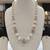White pearl necklace-sets