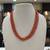 Red coral necklace-sets