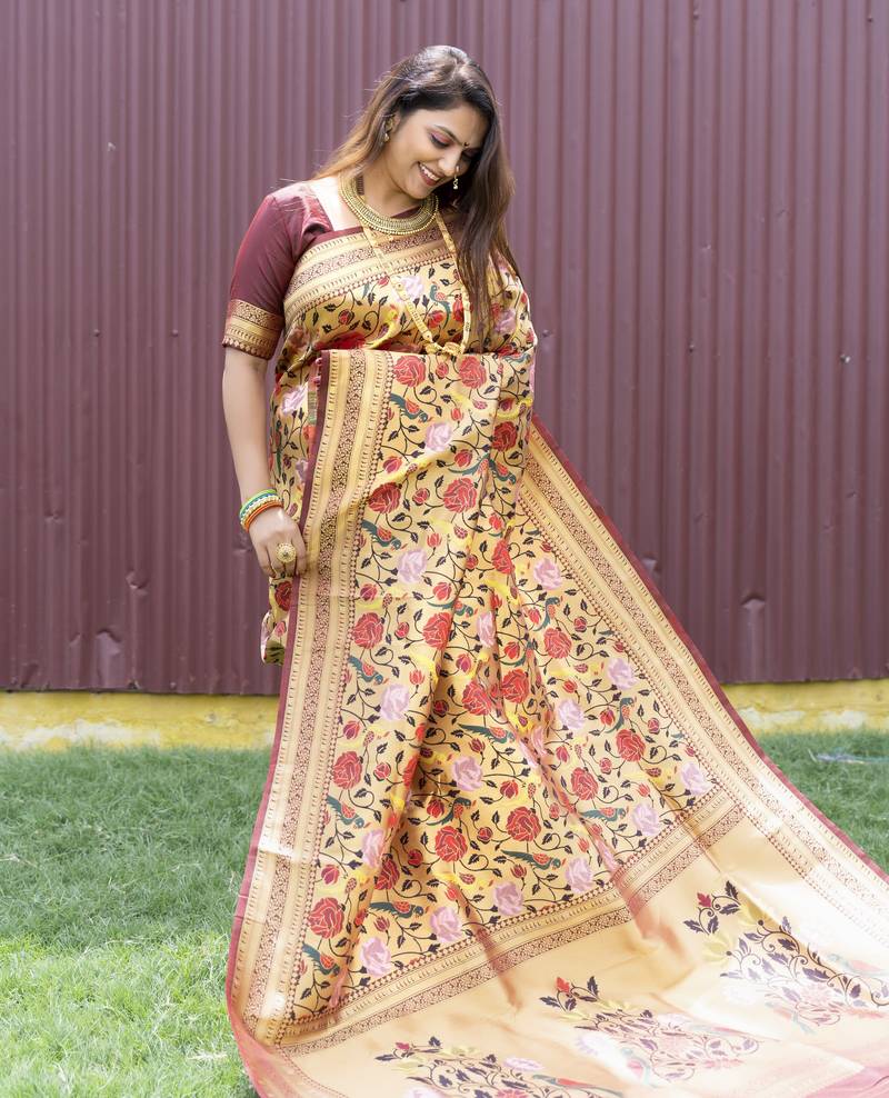 Zaitooni Saree - Ready to Wear Saree with pockets