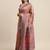Women's Geometric Printed Woven Cotton Saree With Unstitched Blouse Piece For Wedding, Party, DailyWear and Festival