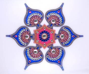 Diwali DECORATIVE ACRYLIC RANGOLI 1