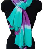 Tie n dye scarves with fringes