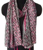 Printed Scarves With Fringes