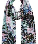 Printed Scarves With Fringes