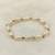 White pearl bracelets