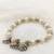 White mother of pearl bracelets