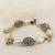 White mother of pearl bracelets