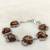 Brown mother of pearl bracelets