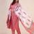 Pink printed cotton ethnic-kurtis