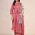 Pink printed cotton ethnic-kurtis