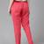 Peach plain cotton trousers