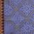 Blue embroidered georgette saree with blouse