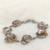 Brown mother of pearl bracelets