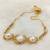 White pearl bracelets