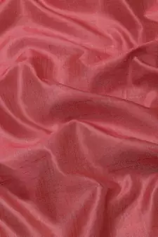 Pink printed silk blend saree with blouse