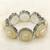 White mother of pearl bracelets