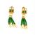 Aarnaa Green Multistrand Beaded Bridal Necklace Earring  Set For Women-NS_1728_G_325