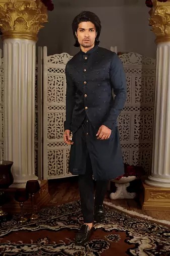Blue Ramalya Bandi Set