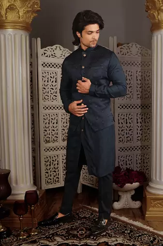 Blue Ramalya Bandi Set