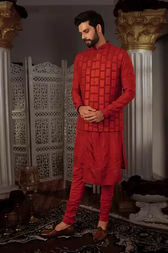 Red Dara Bandi Set