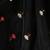 Black Velvet Silk Embroidered Ready Pleated Saree without Blouse
