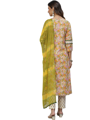 Multicolor floral print cotton salwar 3
