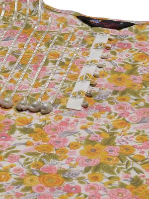 Multicolor floral print cotton salwar 4