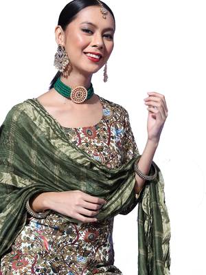 White floral print blended cotton salwar 4