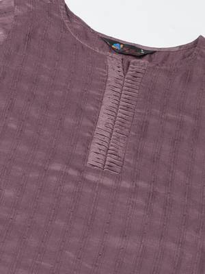 Maroon floral print cotton poly salwar 4