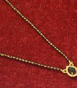 Black diamond mangalsutra