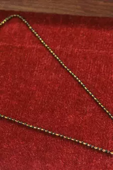Green diamond mangalsutra