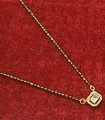 White diamond mangalsutra