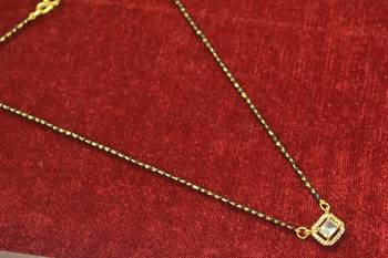 White diamond mangalsutra 2