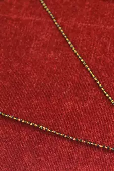 Green diamond mangalsutra