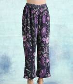 Black Printed Velvet Co-Ord Set