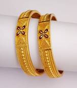 Gold bangles-and-bracelets