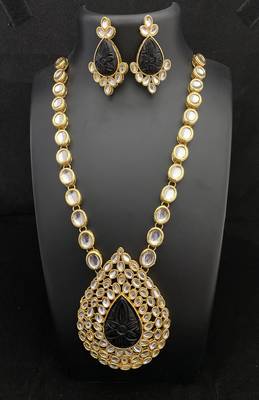 Black cubic zirconia necklaces 1