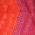 Geroo Jaipur Handcrafted Orange And Pink Art Silk Saree