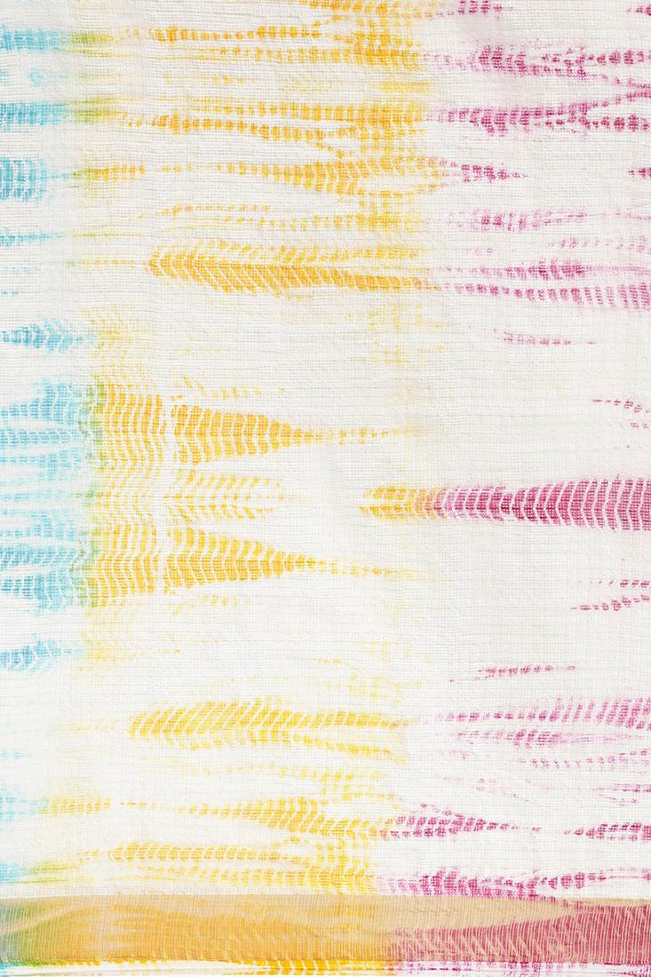 Geroo Jaipur Handcrafted Shiburi Bandhani Art Kota Silk Saree