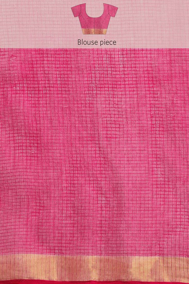 Geroo Jaipur Handcrafted Shiburi Bandhani Art Kota Silk Saree