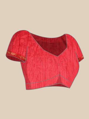   Handcrafted Black Art Silk Bandhani Saree 5
