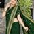 A HEAVY EMBROIDERY WORK & STONE WORK SAREE