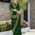 A HEAVY EMBROIDERY WORK & STONE WORK SAREE