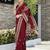 A HEAVY EMBROIDERY WORK & STONE WORK SAREE