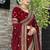 A HEAVY EMBROIDERY WORK & STONE WORK SAREE