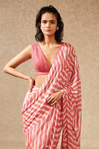 Pink Akira Saree