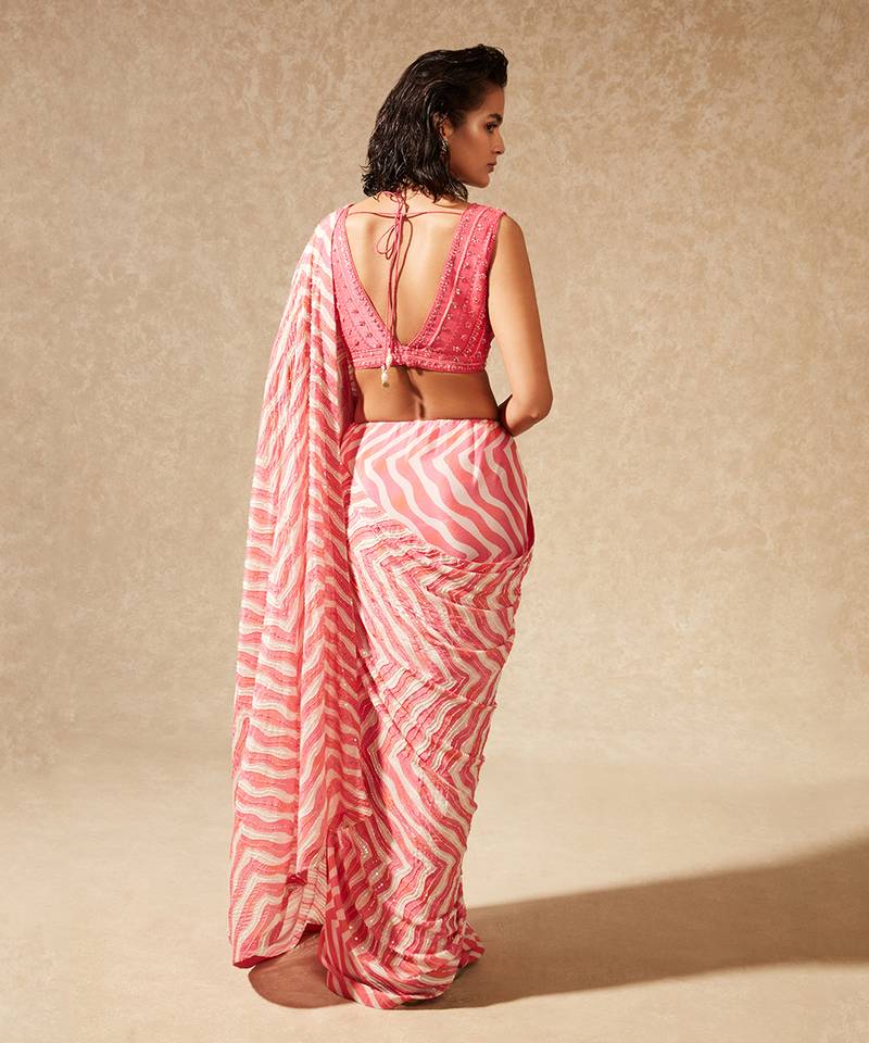 Pink Akira Saree