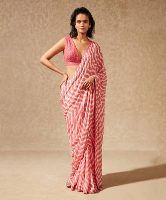 Pink Akira Saree 3
