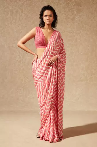 Pink Akira Saree